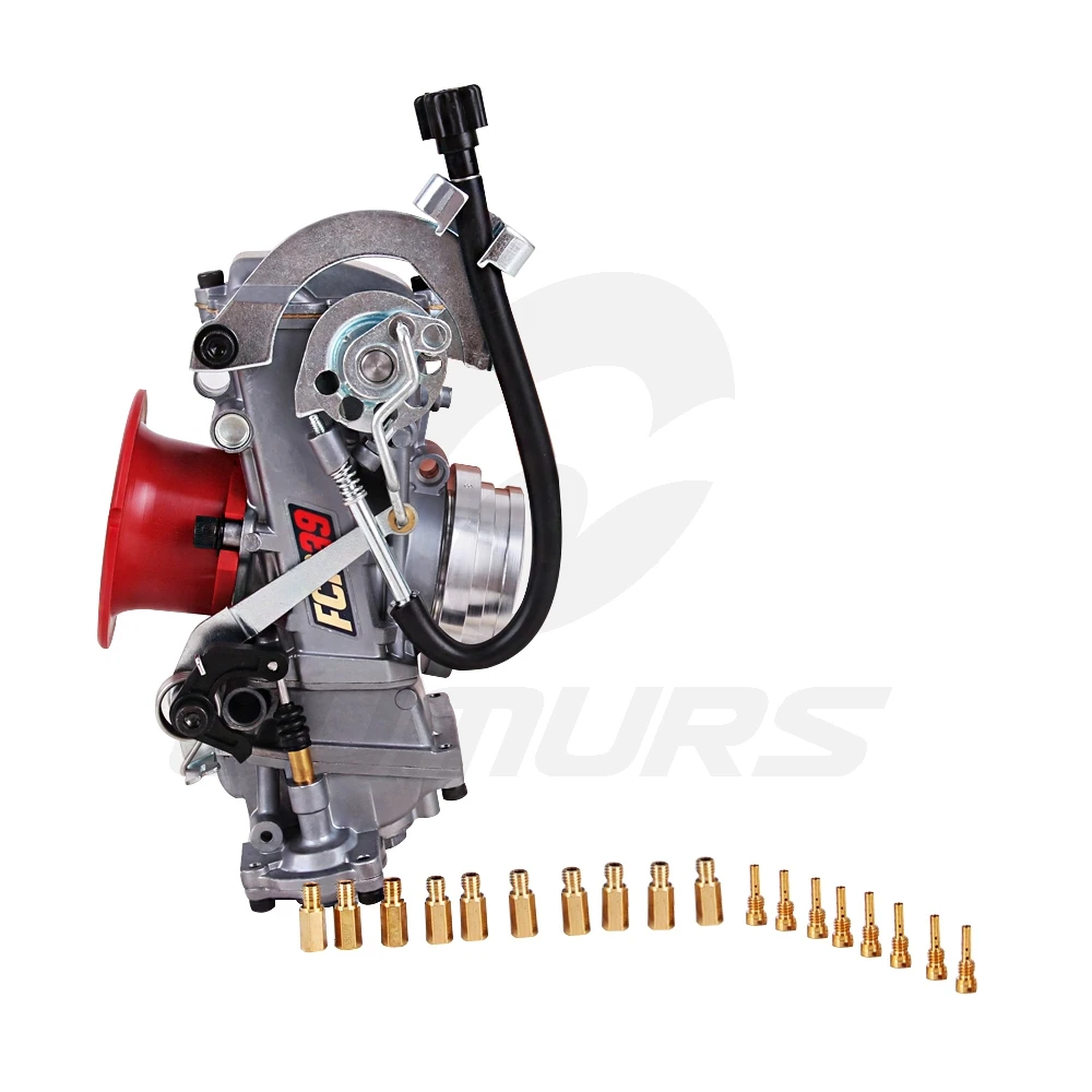 OUMURS гоночный карбюратор мотоцикла Carb наклонная сторона 39 мм для Kawasaki KLX40 Suzuki dr-z 400S 400E KTM Замена FCR 39 мото частей