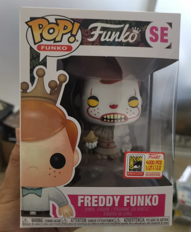 Funko Pop SE Freddy Funko Stephen King's It клоун с короной Виниловая фигурка кукол игрушки