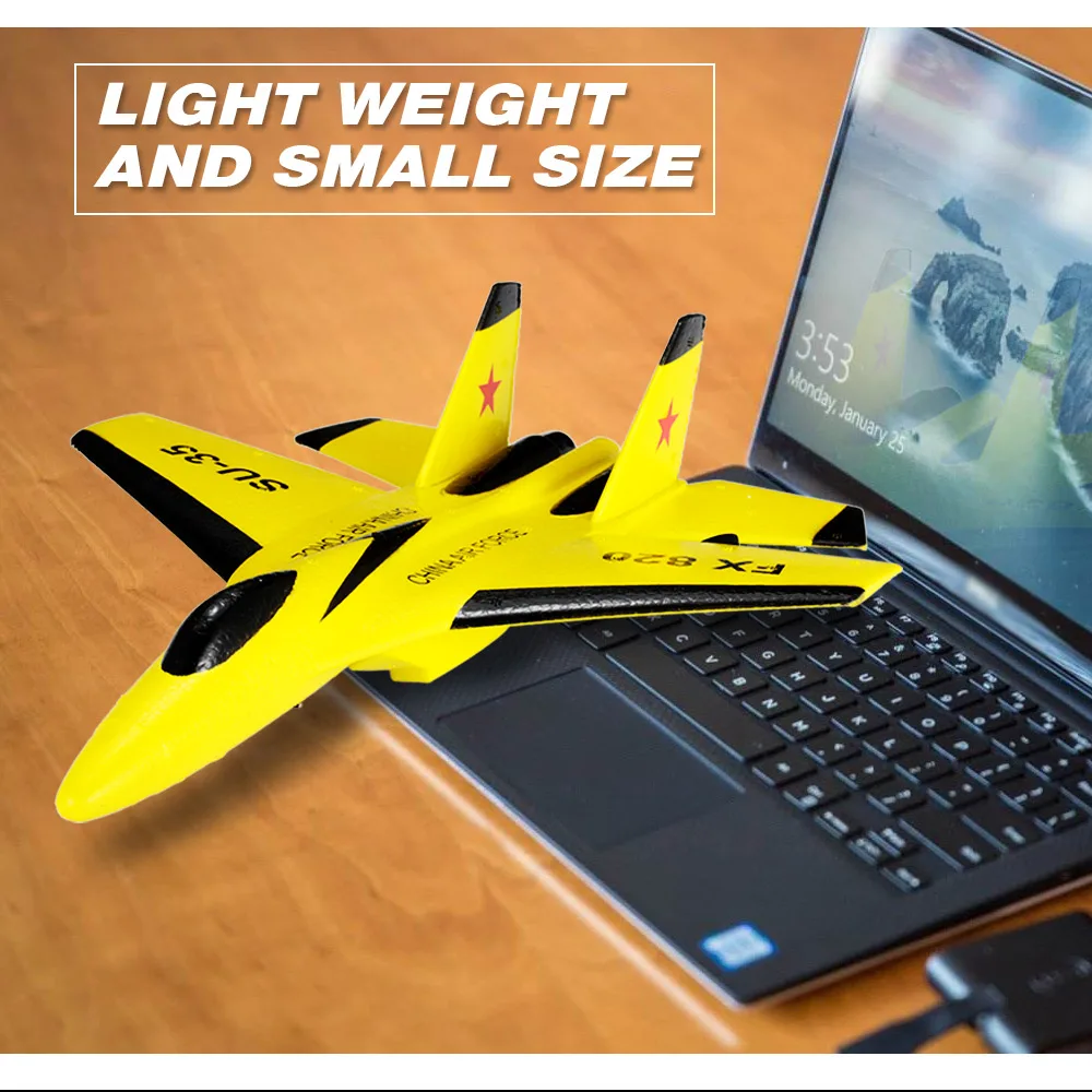 FX-820 RC Самолеты 2,4G EPP микро Крытый/Открытый RC Самолет RTF пульт дистанционного управления модель игрушки подарок для детей