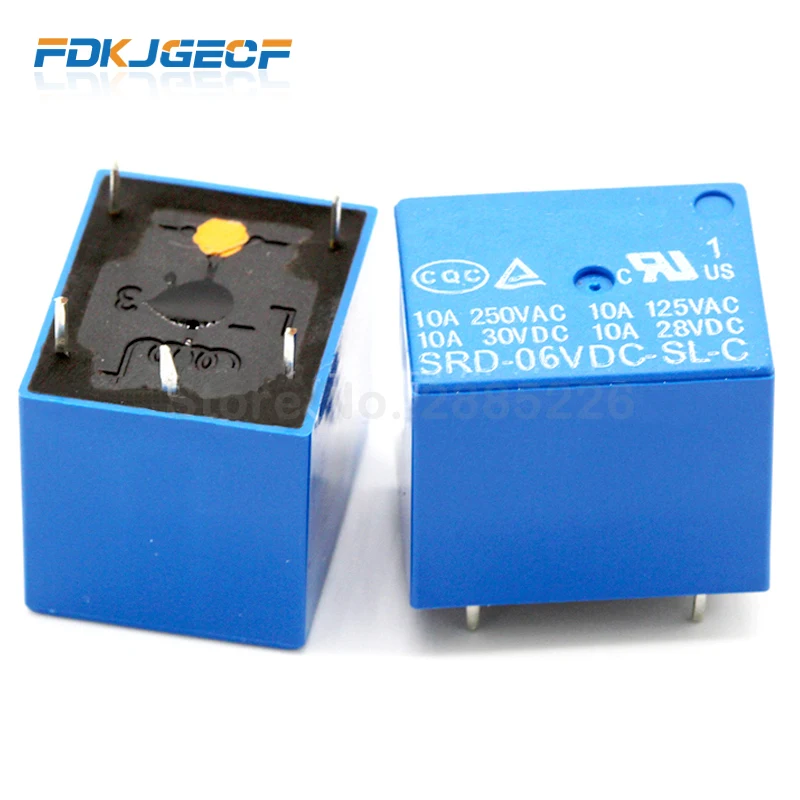 Реле SRD-03 05 06VDC-SL-C 5PINS 3V 5V 6V высококачественный SRD-03VDC-SL-C SRD-05VDC-SL-C SRD-06VDC-SL-C