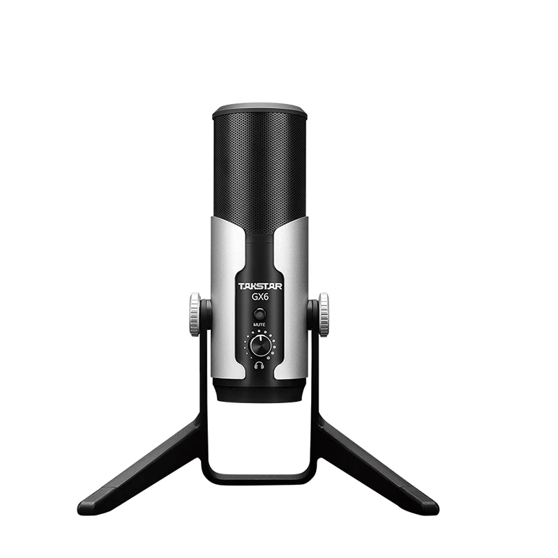 

TAKSTAR GX6 USB Digital Condenser Microphone Music Studio MIC Kit with Shock Mount for E-sports Broadcast Music Production