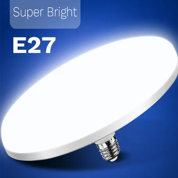 

Super Bright 220V E27 Led Bulb Light 20W 40W 50W 60W Lampada Ampoule Bombilla Energy Saving UFO Lamp for Plafon Home Living Room
