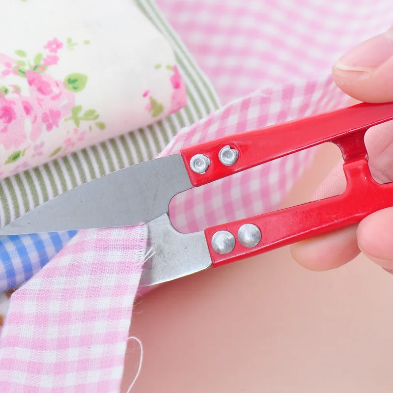 Cross-stitch U-shaped Small Scissors Thread Fishing Line Practical Yarn Embroidery Scissor Sewing Trimming Tools | Дом и сад