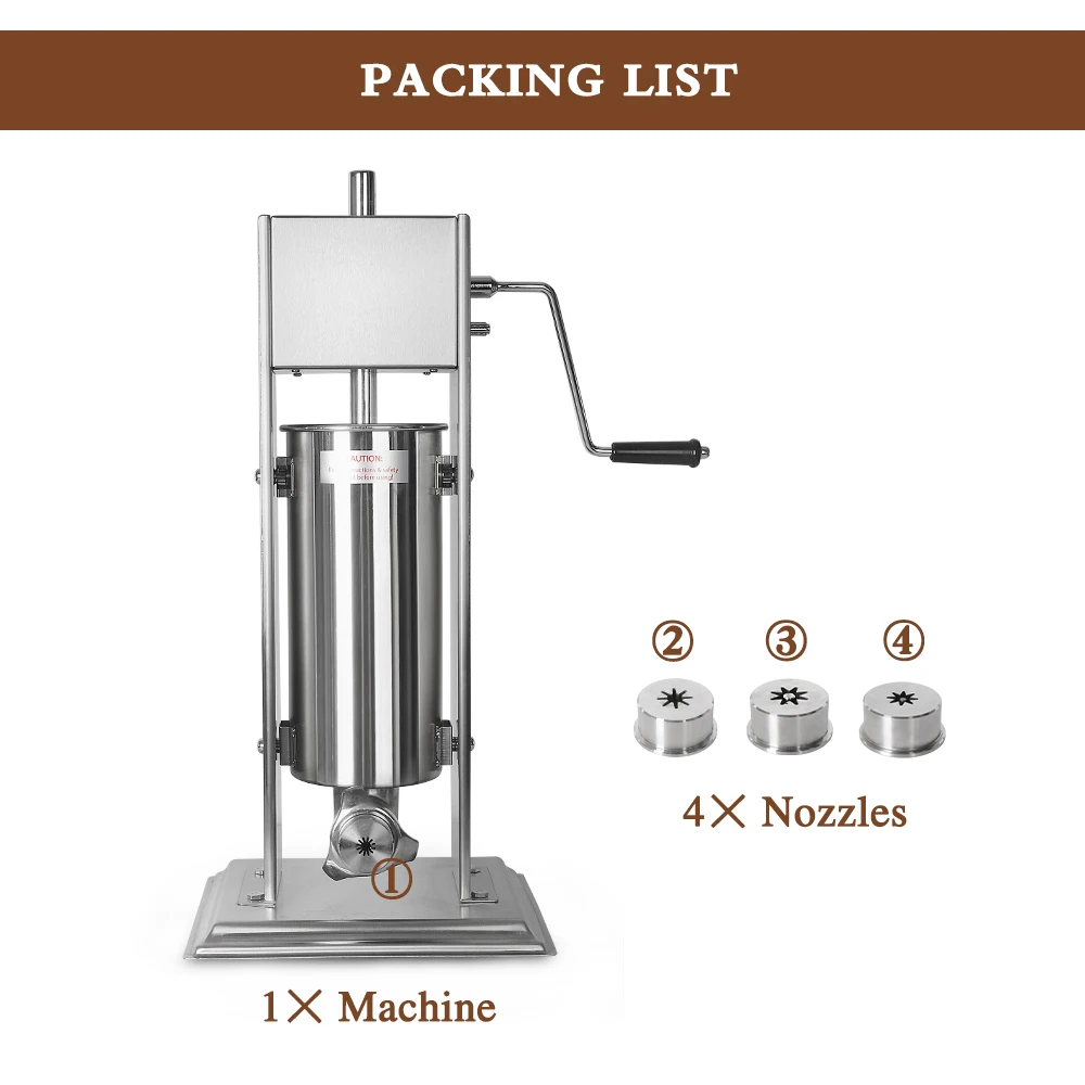 ITOP 5L/7L/10L/15L испанский чуррера Чуррос Машина из нержавеющей стали с 4 стилями сопла кухонный комбайн жареное тесто закуски