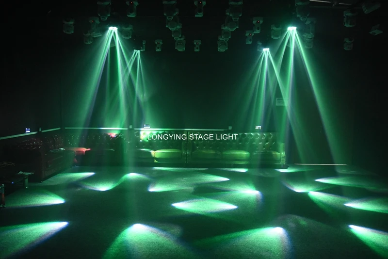 Бесплатная доставка 2 шт./лот 60 Вт + 8*9 Вт светодиодный DMX, размытый движущийся головной свет двойная Призма клуб DJ сценическое освещение