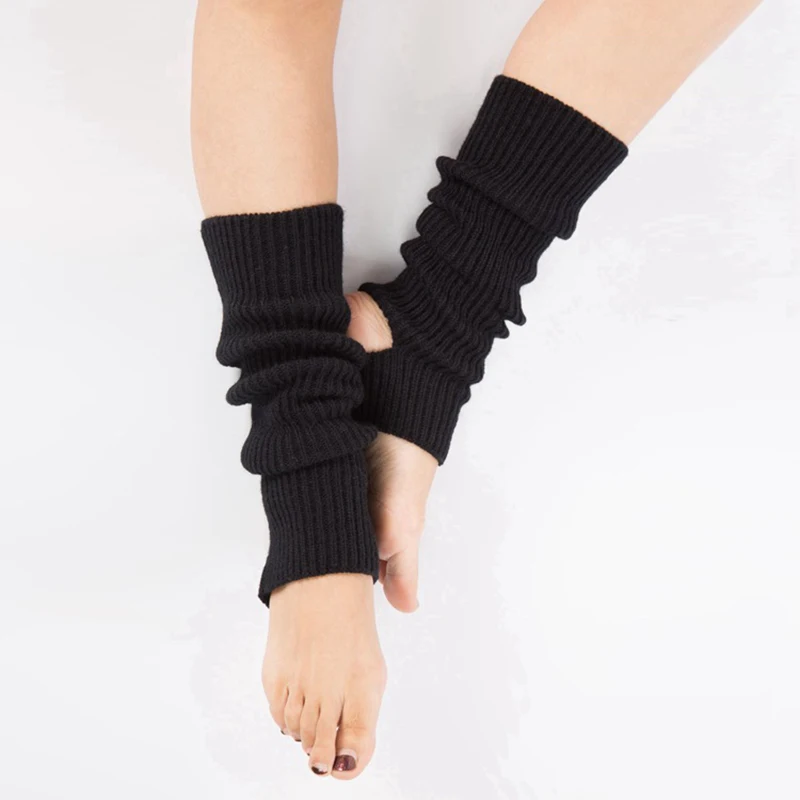 Танцевальные носки с открытым носком для малышей, гетры для девочек, компрессионные чулки детские гольфы, носки для тренировки
