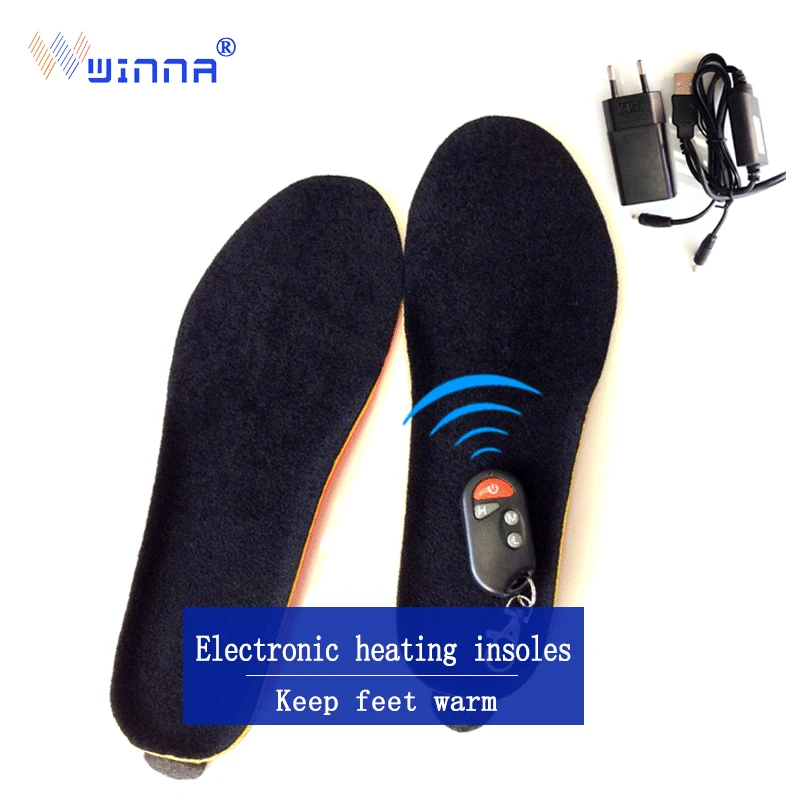 Стельки с подогревом зимние мужские и женские стельки usb зарядкой для кемпинга