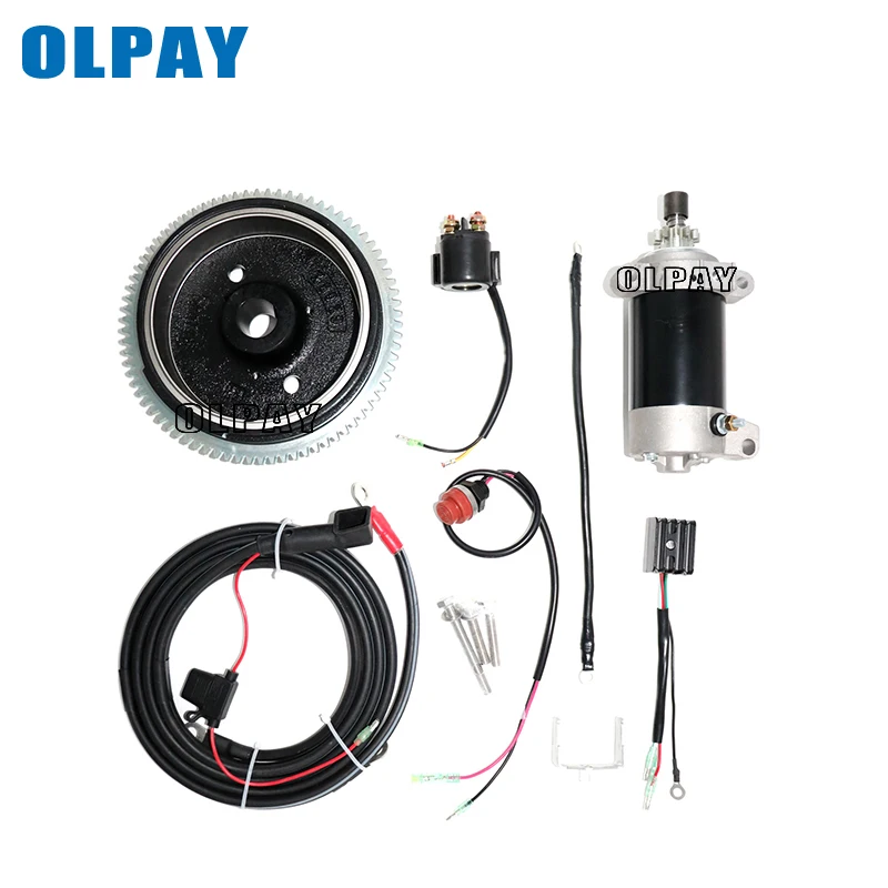 Electric Start Conversion Kit For Mercury Tohatsu 40hp 50hp Outboard