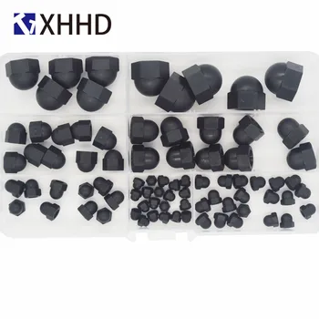 

Black Nylon Acorn Nut Plastic Decorative Acorn Caps Nut Assortment Kits M3 M4 M5 M6 M8 M10 M12