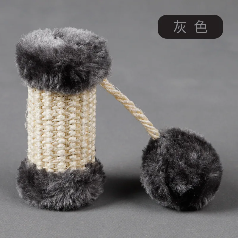 毛绒剑麻带铃铛手雷12