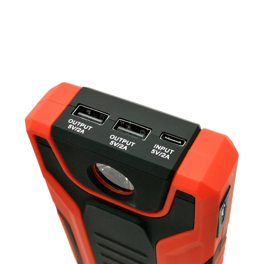 1200A Emergency Car Jump Starter 12V Portable Power Bank 16000mAh Starting Device Battery Booster F