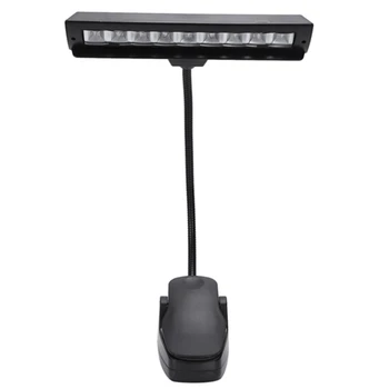 

New LED Clip Lamp Music Score Lamp Piano Lamp Eye Protection Lamp Black EU Plug