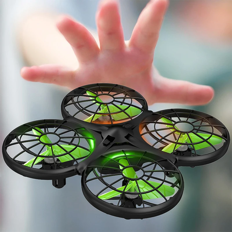 

Drone Mini Hover Gesture Induction Quadcopter Children's Toy RC Helicopter Infrared Perception Safety Protection Children's Toys