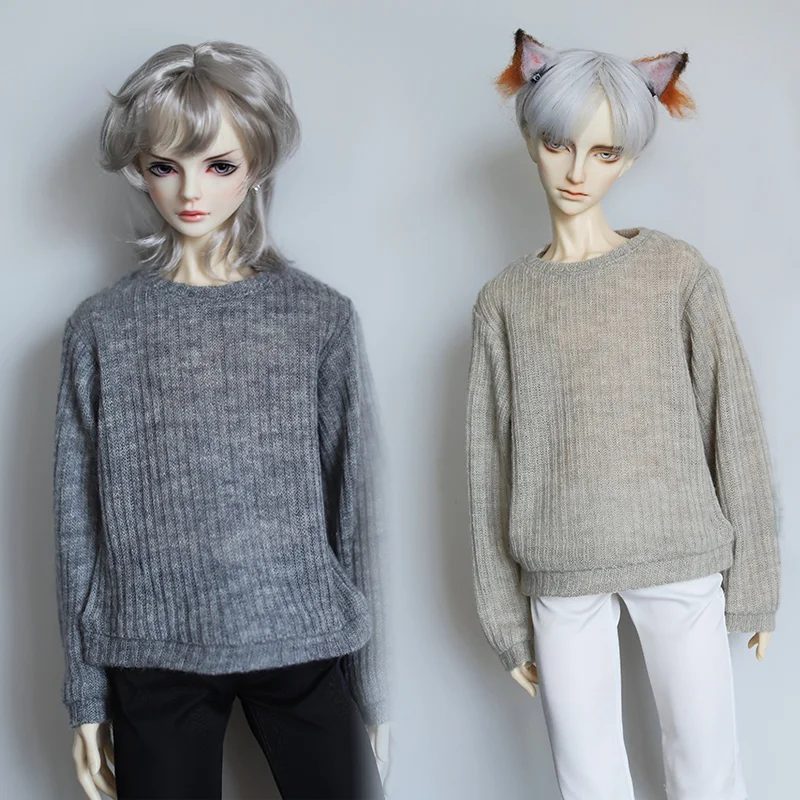 1 шт. Новинка BJD Кукла одежда шерстяной свитер пальто для 1/3 1/4 дядюшка белый серый хаки Кукла Одежда Аксессуары