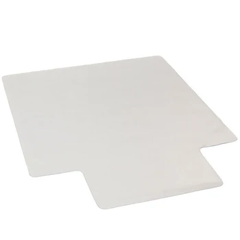 

4 Size Transparent Plastic Floor Protect Mat Non-Slip Chair Cushion for Wood Floor in Living Room Study Office
