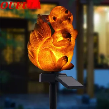 

WPD Solar Lawn Light Squirrel Outdoor Waterproof Garden Courtyard Landscape Light