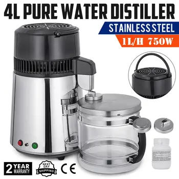 

4L Electric Water Distiller Countertop Dental/Medical/Lab Pure Water Filters UK