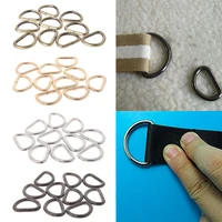 10Pcs/lot 13/16/20/25mm D Rings Strap Buckle Inner Width Metal Half Round Shaped for Bag Strap Belt Purse DIY Bag Accessories 1