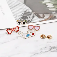 Лидер продаж в Европе и Америке, Новые Креативные стильные летние крутые солнцезащитные очки, брошка мультфильм, ошейник