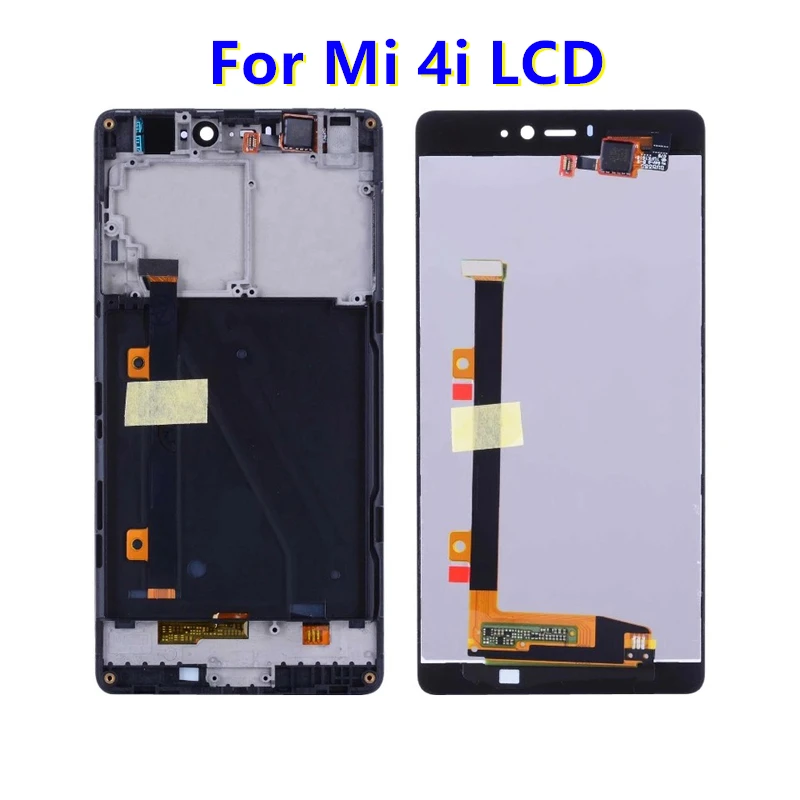 5," дисплей для Xiaomi mi 4 mi 4C mi 4i mi 4S ЖК-дисплей с сенсорным экраном дигитайзер с рамкой для Xiaomi mi 4 4C 4i 4S lcd