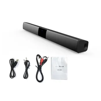 

20W 4 Speakers Soundbar Home Theater Surrounding 3D Sound Wireless Speaker with RCA/ AUX/ USB Cable High Sound Performance