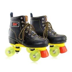 Classical Skate Shoes Double Row Professional Unisex Adult Waterproof Roller Skating Fancy Paten Ayakkabi Inline Skates KC50LH