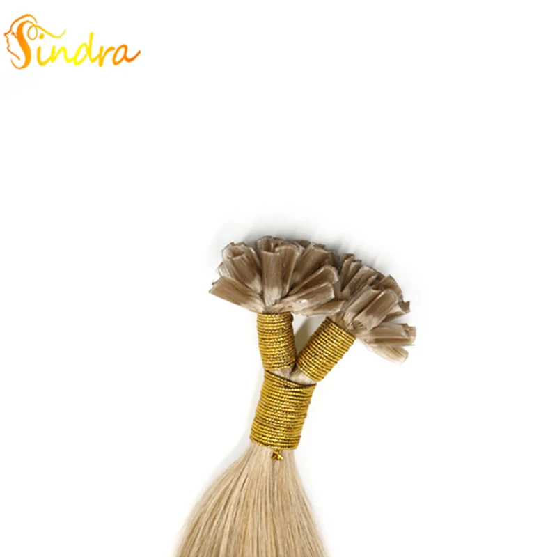 

Sindra Human Hair Nail U Tip 100% Remy Human Hair Extensions 14"-24" 1g/pc 50g 100g Pre bonded Hair Extensions