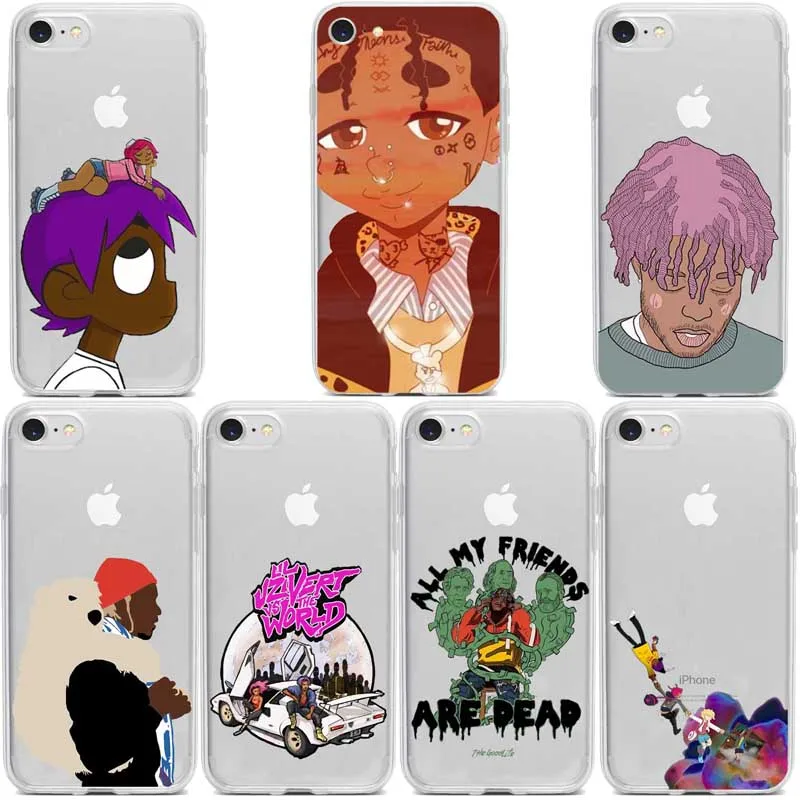 Lil Uzi Vert мягкий силиконовый чехол из ТПУ для Iphone 11 11Pro 11ProMax Xr Xs Max X 10 8 Plus 7 6S 6 SE 5S 5 7Plus |