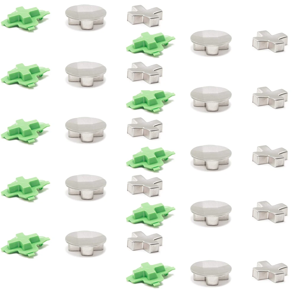 

Lots of 10, E-WOR 3 in 1 Magnetic Metal Stainless Steel D-pad Kits Games Accessories for Xbox One Elite/S/Slim Controller