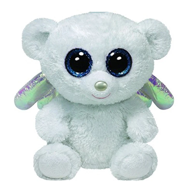 Ty animals Halo Angel Bear плюшевая игрушка 15 см | Игрушки и хобби