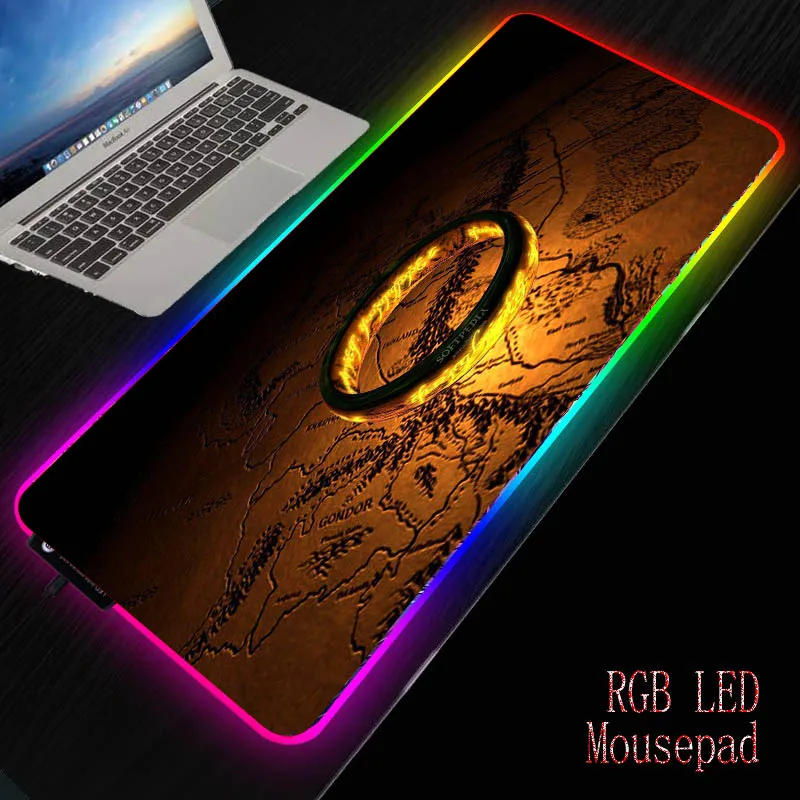 

MRGBEST Hot Selling Colors Mouse Pad Lord of The Rings Gaming Mousepad Anti-slip Natural Rubber Gaming Mouse Mat Drop Shipping