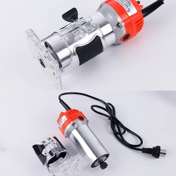

30000rpm Woodworking Electric Trimmer 650w Wood Milling Engraving Slotting Trimming Machine Hand Carving Machine Wood Router