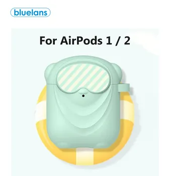 

For Airpods 2 1 Case Cute Cartoon Protective Cover with Lovely silicon cover For air pods Wireless Earphone Case capa