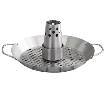 

1pc Baking Plate Lightweight Detachable Reusable Stainless Steel Baking Plate Picnic Outdoor Home