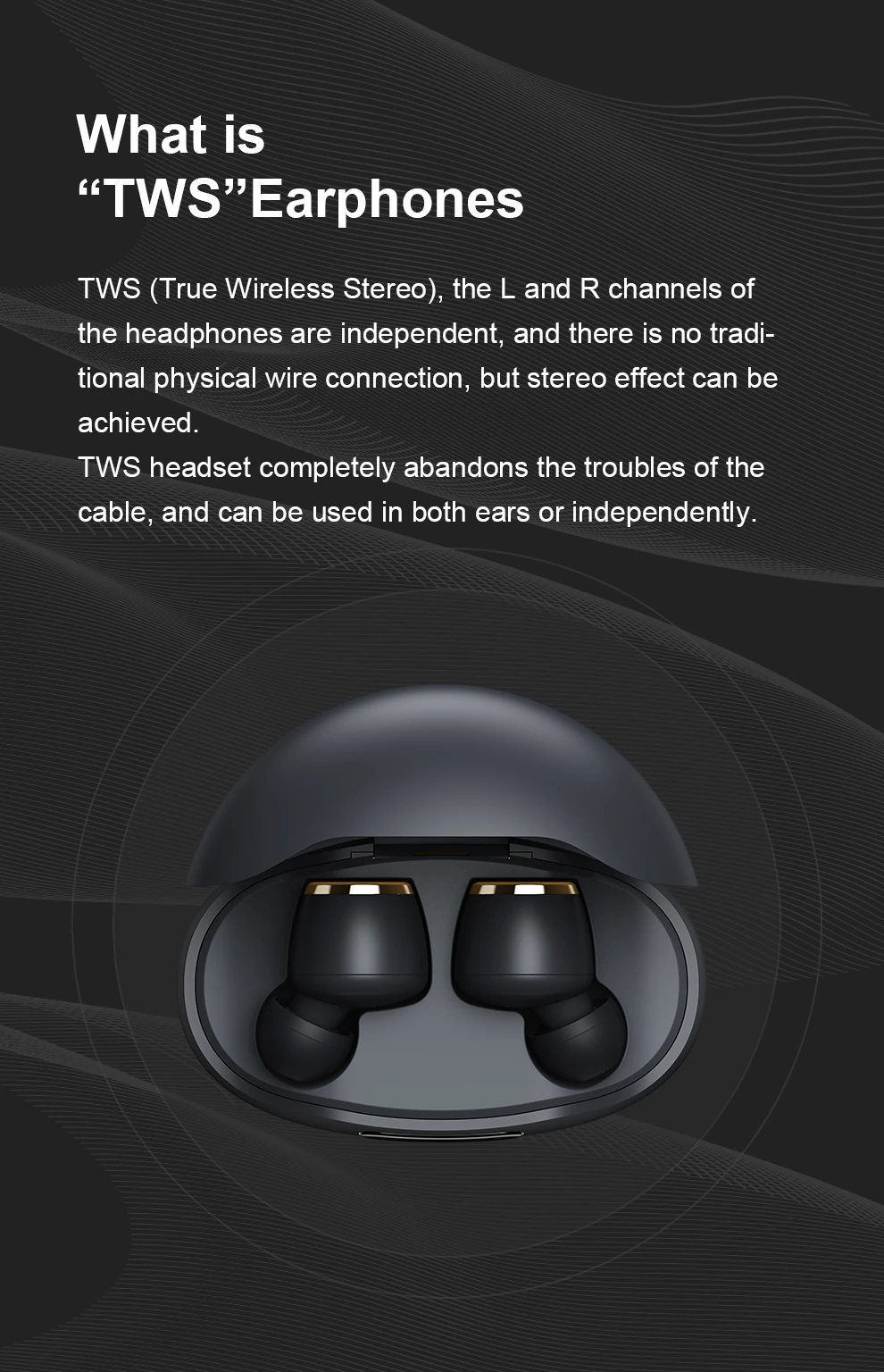 WHIZZER TP1S Bluetooth наушники TWS V5.0 беспроводные наушники HIFI беспроводные наушники fone de ouvido Bluetooth