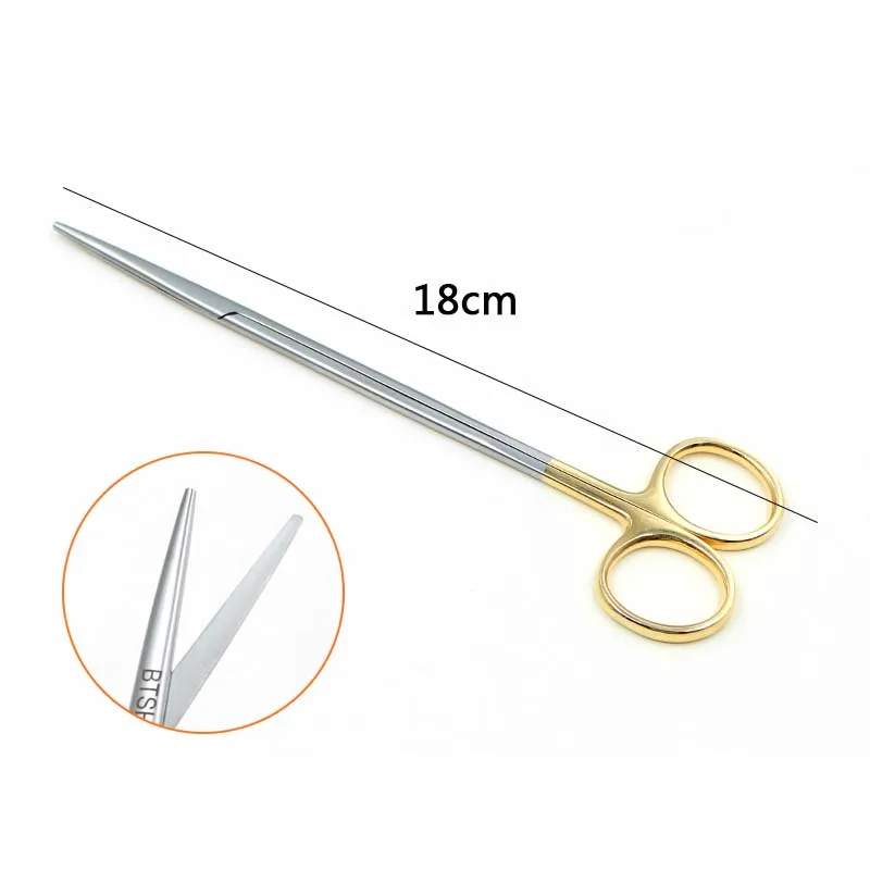 Lidar com Tesoura Instrumento de Cirurgia Oftálmico Inoxidável Ouro Cirúrgica Plástica Cosméticos Dupla Pálpebra Ferramenta 12.5 - 14.16cm Aço 4 Instrumentos p pálpebra