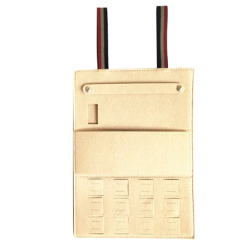 

Jewelry Roll Organizer Bag Travel Necklace Bracelet Ring Carrying Case Display Holder Portable Jewelry Case Multifunctional Stor