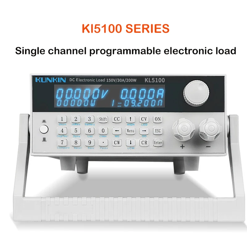 US $188.06 KUNKIN KL5100 KL5101 KL5102 KL5104 KL5105 Programmable DC Battery Tests Single Channel Programmable Electronic Load 