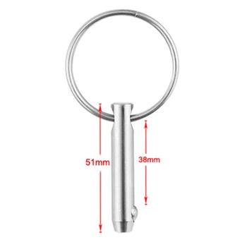 

Pin Quick Release Pins Silver Accessory Replacement Universal For Boat