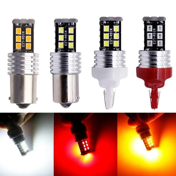 

Automotive LED brake lights 1157 15SMD 2835 reversing lights 1156 decode tail lights T20 rear fog lights W21W
