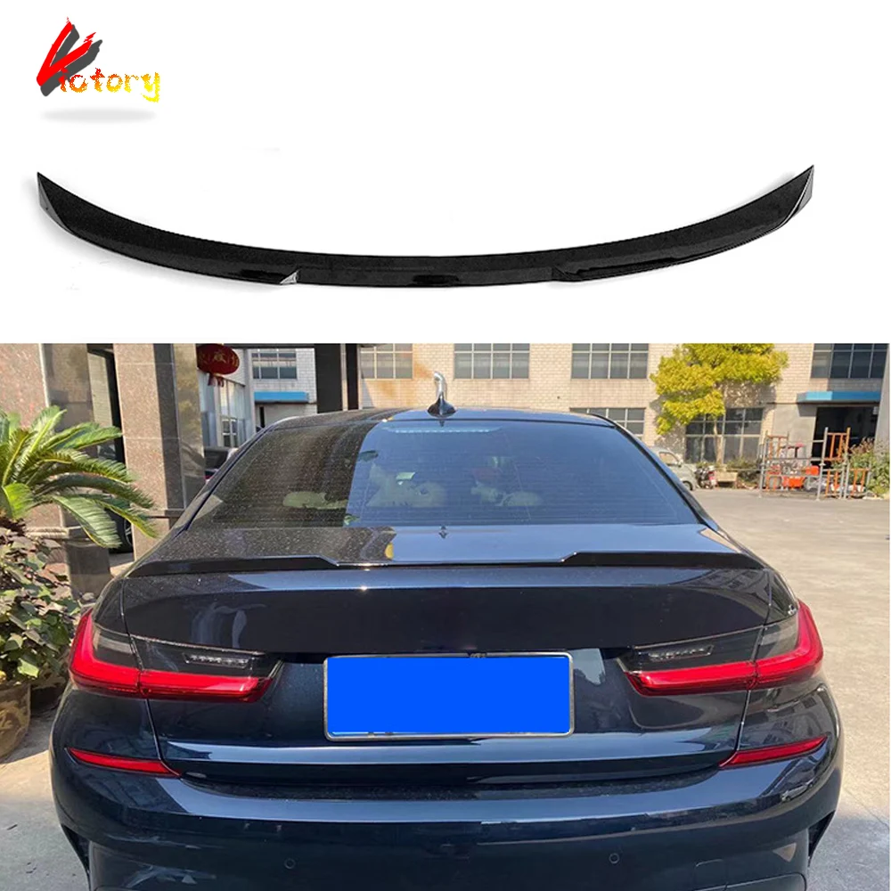 Задний спойлер багажника для BMW 3 серии G20 320i 325i 2019 + ABS яркие черные Спойлеры M3 |