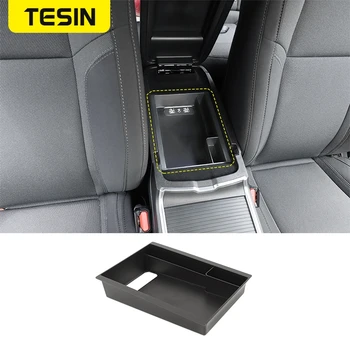 

TESIN Stowing Tidying for Car Armrest Box Storage Box Organizer for Dodge Charger 2015-2019 ABS Interior Accessories