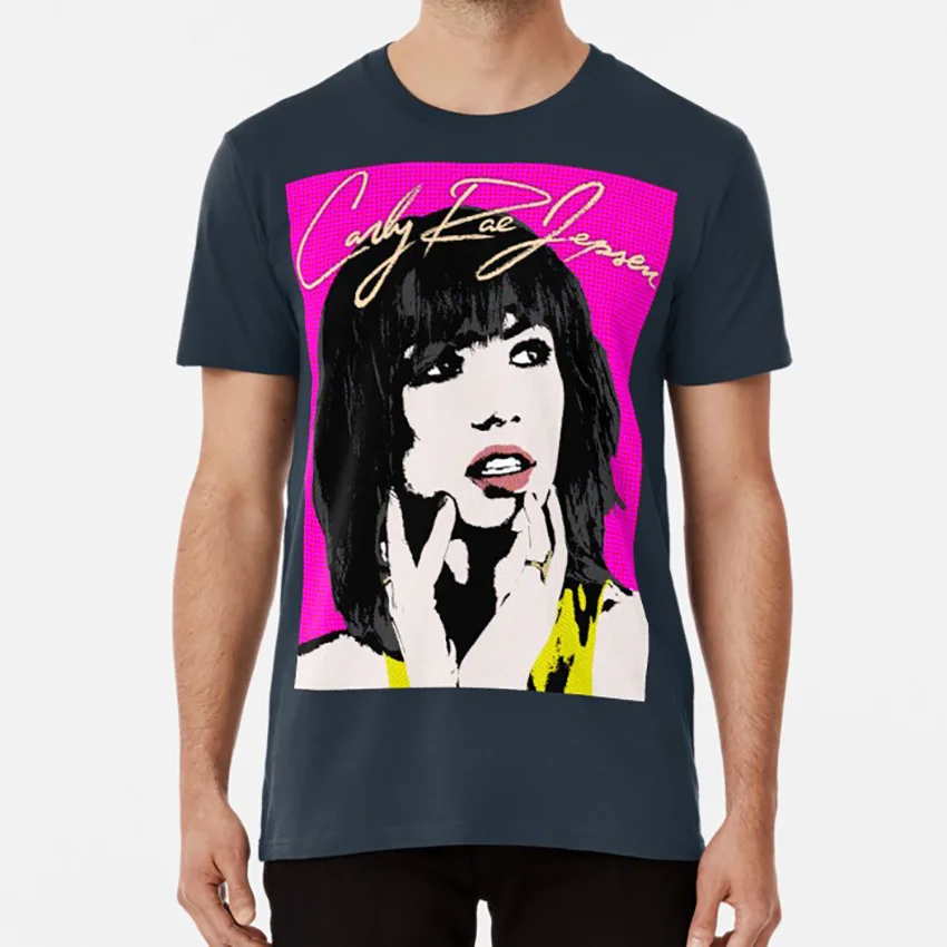 Carly Rae Jepsen поп-арт футболка carly jepsen rae поцелуй эмоция музыка айтюнс гей | Мужская