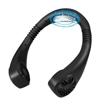 

USB Rechargeable Air Conditioner Ultra Quiet Electric Hanging Neck Cooling Fan Outdoor Travel Mini Fan 2020 Summer
