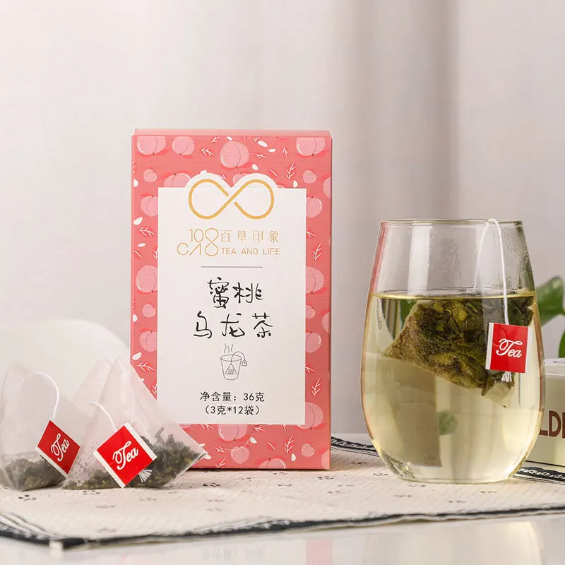 Top Peach Oolong чайный треугольный пакет женский комбинированный Цветочный Фруктовый