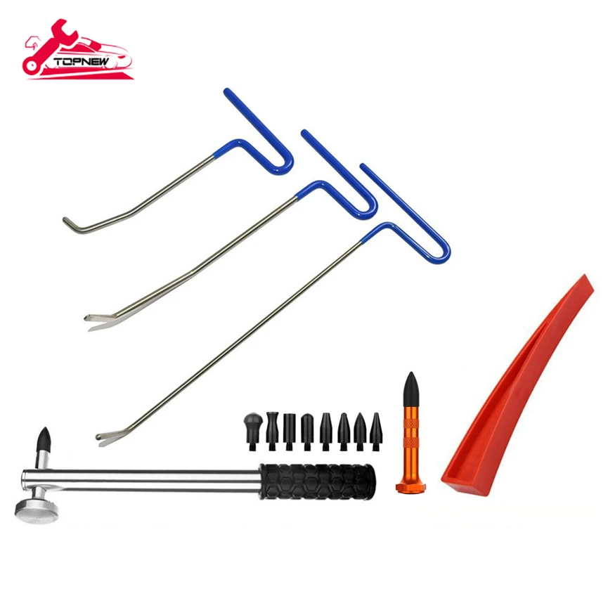 

Dent Removal Rods Set Paintless Dent Repair Tools for Car Dent Remover Puller Hail Damage Repair Kit