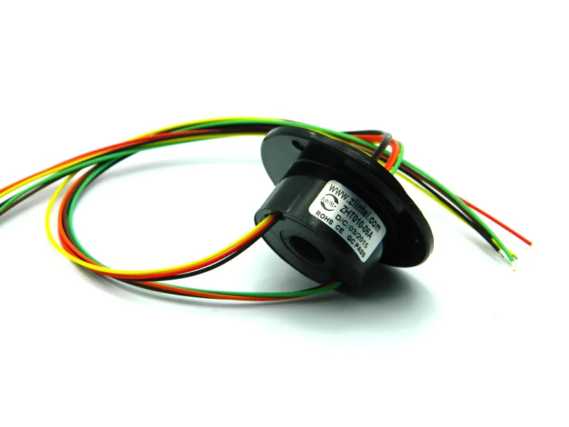1PC-Mini-6-Wire-FSH-Channels-2A-Hole-10mm-Hollow-Slip-Ring-Conductive-Electric-Slipring-Rotary (2)