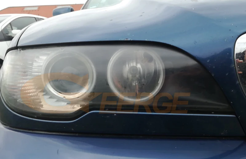 Отличные Кольца CCFL Angel Eyes halo для BMW 3 серии E46 Coupe Cabrio Convertible 2004 2005 2006 LCI