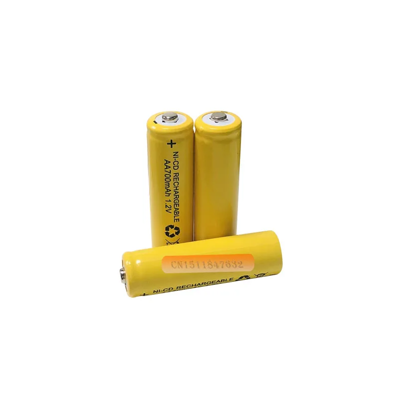 20 x AA 700mAh 1,2 V Quanlity перезаряжаемая батарея ni-cd 1,2 V перезаряжаемая 2А батарея Baterias Bateria батареи 500 раз