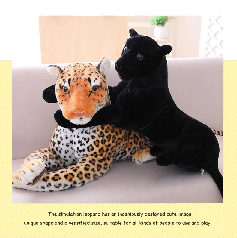 Ins Net Poupee De Simulation Leopard Rouge Jouet En Peluche Panthere Noire Oreiller Point De Surveille Poupee Pour Bebe Jack Skellington Aliexpress